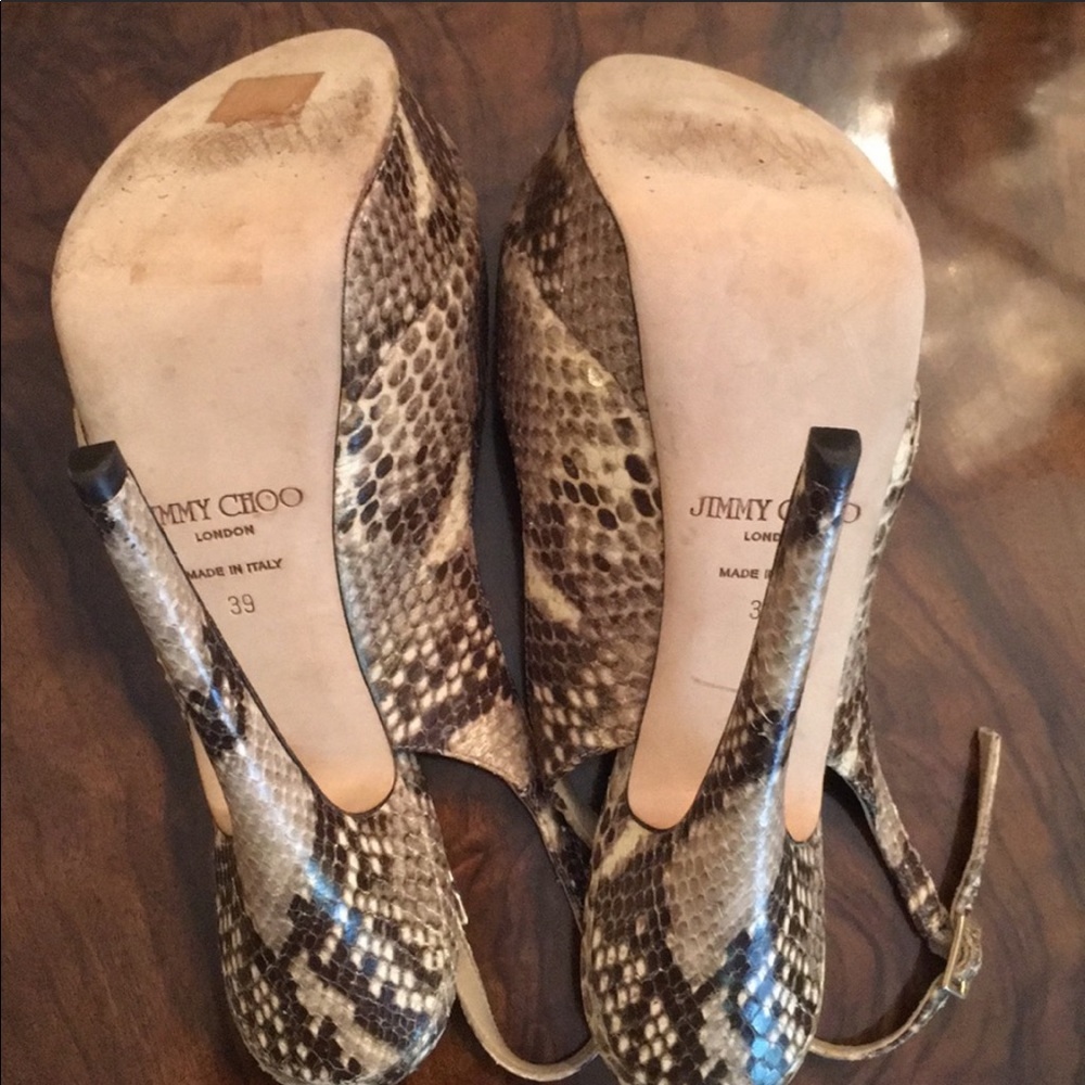 Jimmy Choo Python Heels 👠 - Picture 3 of 3